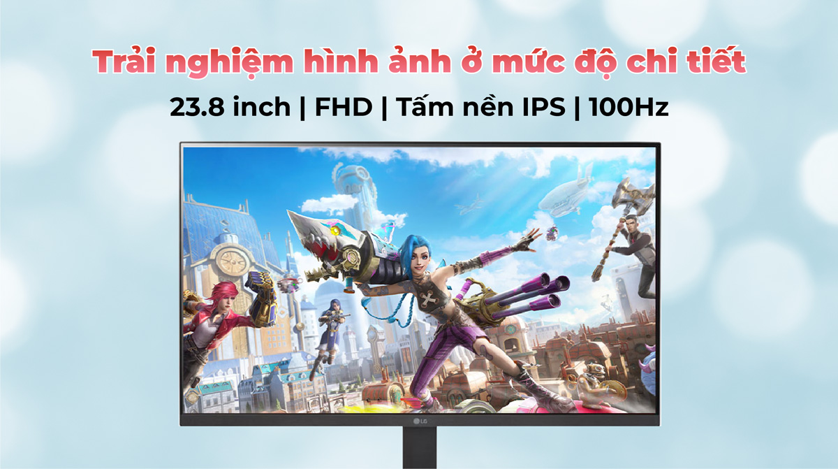 Hợp Thành Thịnh - Màn hình LG 24MR400-B (23.8 inch/FHD/IPS/100Hz/5ms)