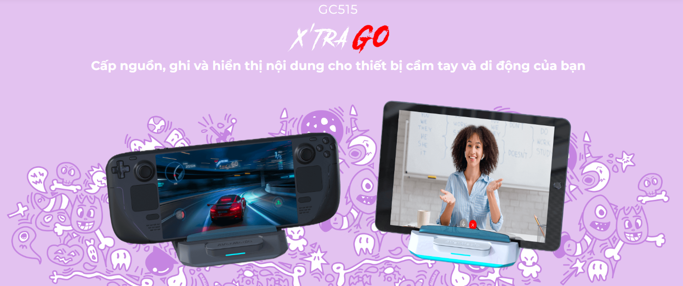 Hợp Thành Thịnh - Đế sạc AVerMedia X'TRA GO GC515