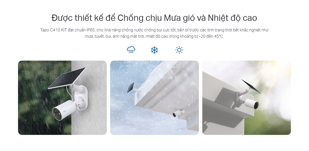 Hợp Thành Thịnh - Camera quan sát Ngoài Trời TP-Link TAPO C410 KIT