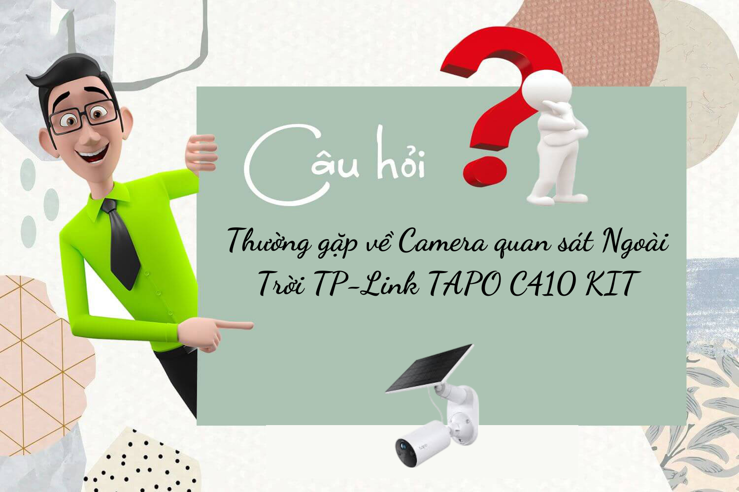 Hợp Thành Thịnh - Camera quan sát Ngoài Trời TP-Link TAPO C410 KIT