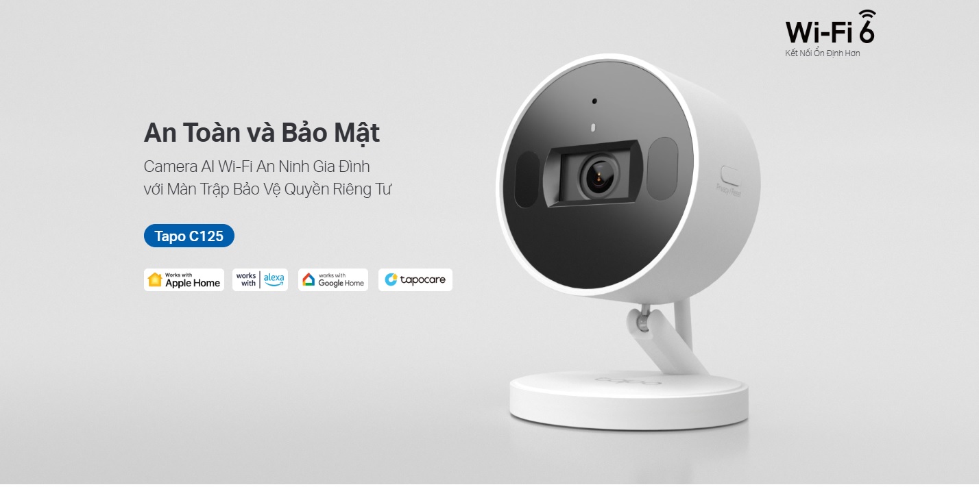 Hợp Thành Thịnh - Camera AI Wi-Fi An Ninh Gia Đình Tp-Link Tapo C125