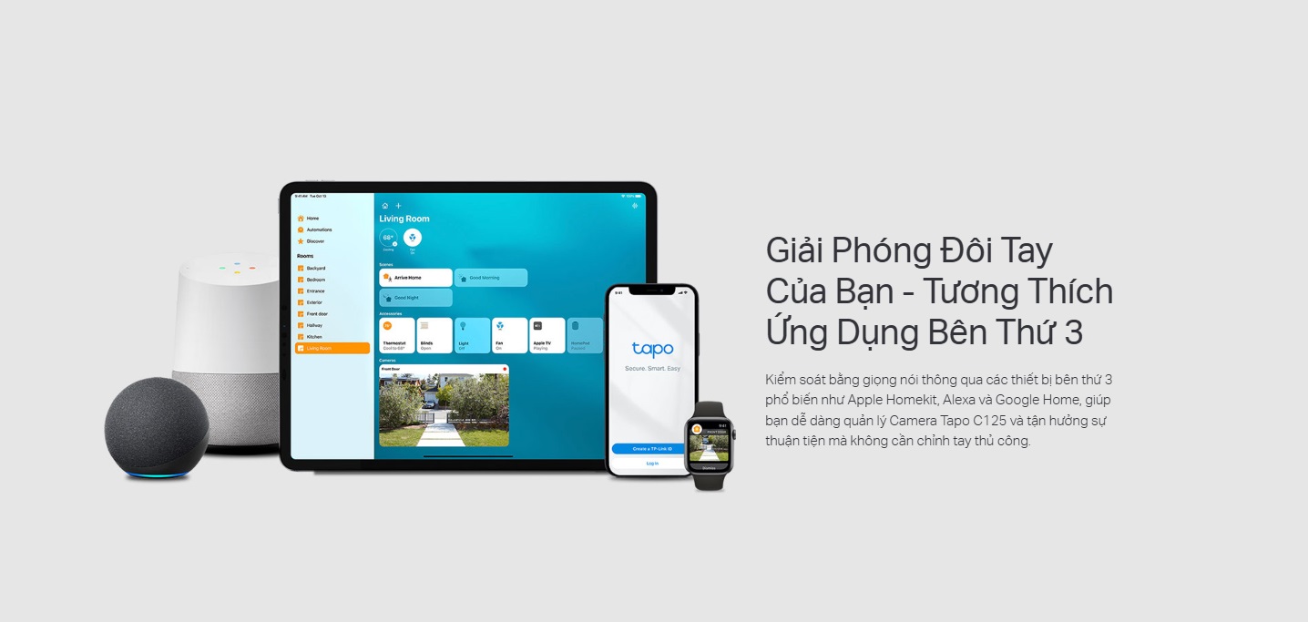 Hợp Thành Thịnh - Camera AI Wi-Fi An Ninh Gia Đình Tp-Link Tapo C125