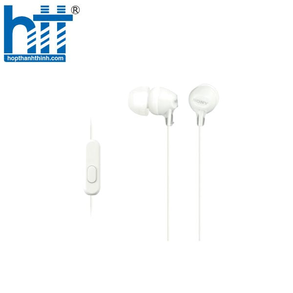 Hợp Thành Thịnh - Tai nghe Sony MDR-EX15AP Trắng