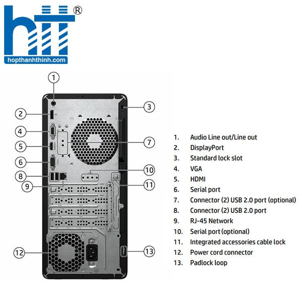 Hợp Thành Thịnh - HP Pro Tower 280 G9 PCI AY1Y0PT