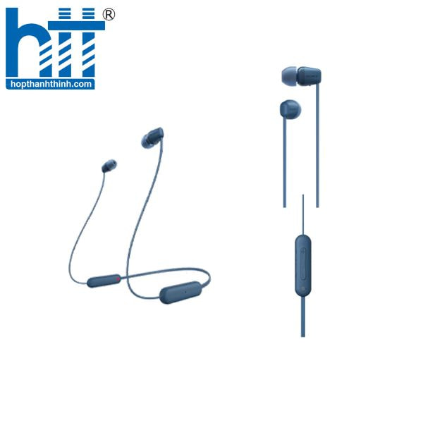 Hợp Thành Thịnh - Tai nghe Sony WI-C100 Xanh