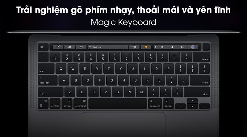 Laptop Apple Macbook Pro 2020 M1/16GB/512GB (Z11C) - Magic Keyboard