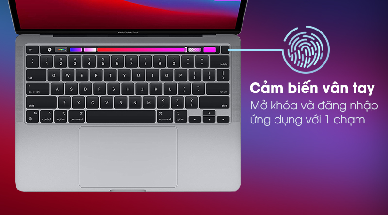 Macbook Pro M1 2020/16GB/1TB SSD (Z11C000CJ) - Vân tay