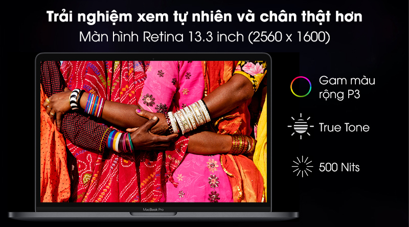 Laptop Apple Macbook Pro 2020 M1/16GB/512GB (Z11C) - Màn hình