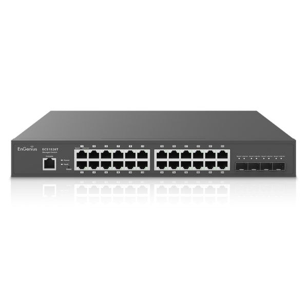 Switch EnGenius ECS1528T – 24 port Cloud mạnh mẽ
