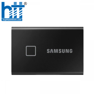 Ổ cứng Box SSD Gắn ngoài SamSung T7 Touch 500GB 2.5" USB -C, Black, Up to 1,050MB/s (MU-PC500K/WW)