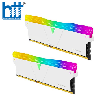 RAM Desktop V-Color 16GB Prism Pro RGB (2x8GB) DDR4 3200MHz White