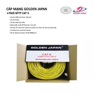 CÁP MẠNG GOLDEN JAPAN SFTP CAT 6  ---305M/C				