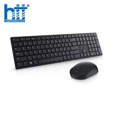 Bộ bàn phím chuột không dây Dell Pro KM5221W Đen