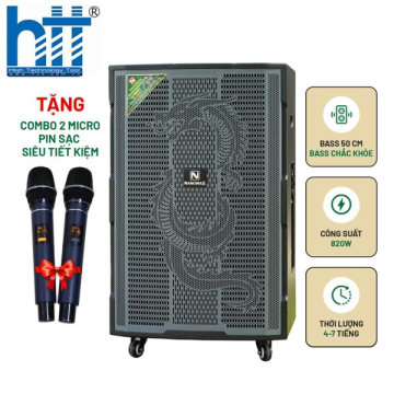 Loa Kéo Nanomax GT-2024 Bass 50cm 820w Karaoke Bluetooth