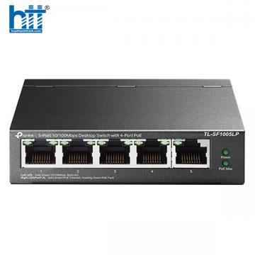 Switch TP-Link TL-SF1005P (10/100Mbps/ 5 Cổng/ 4 cổng PoE/ Vỏ Thép)
