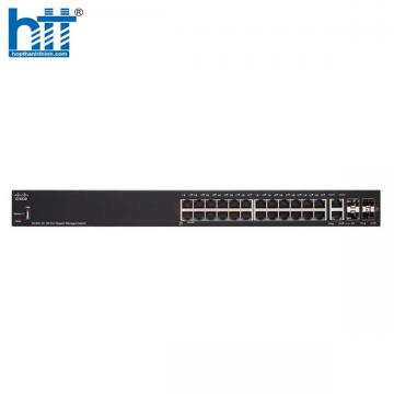 Switch Cisco SG350-28-K9 (Gigabit (1000Mbps)/ 28 Cổng/ 2 SFP/ Managed Switch/ Vỏ Thép)