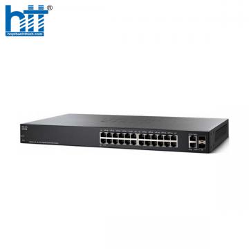 Switch Cisco SG250-26P-K9-E (Gigabit (1000Mbps)/ 28 Cổng/ 2 SFP/ Smart Switch/ 24 cổng PoE/ Vỏ Thép)