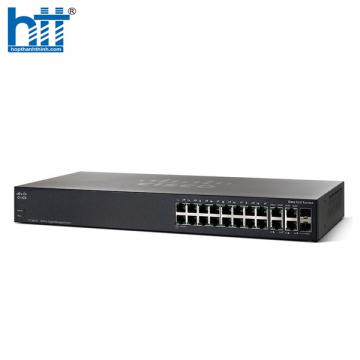 Switch Cisco SG350-20-K9-EU (Gigabit (1000Mbps)/ 20 Cổng/ 2 SFP/ Managed Switch/ Vỏ Thép)