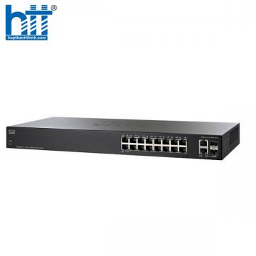 Switch Cisco SG250-18-K9-EU (Gigabit (1000Mbps)/ 20 Cổng/ 2 SFP/ Smart Switch/ Vỏ Thép)