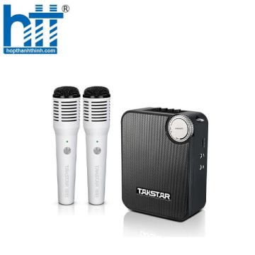 Loa trợ giảng E500W phiên bản sử dụng hai micro không dây cầm tay
