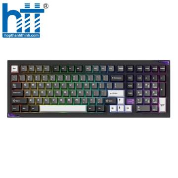 Bàn phím AKKO Mineral 02 VIA Black on Silver