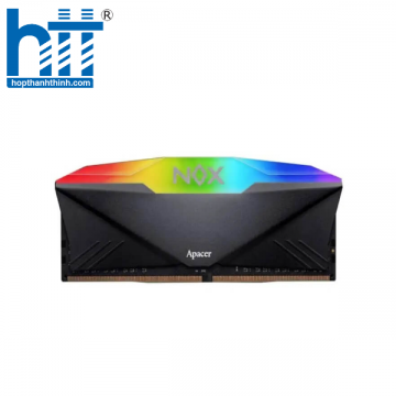 Ram Apacer NOX RGB Black 8GB (1 x 8GB) DDR4 3200MHz Tản nhiệt – AH4U08G32C28YNBAA-1