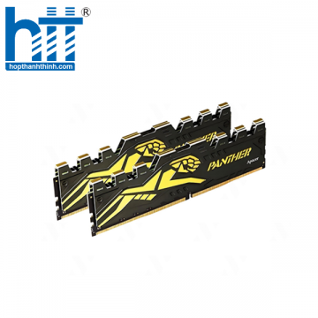 Ram Apacer OC Panther-Golden 16GB (2 x 8GB) DDR4 3200MHz Tản nhiệt – AH4U16G32C2827GAA-1
