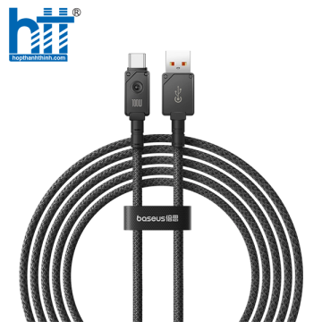 Cáp Sạc Nhanh Baseus Unbreakable Series Fast Charging Data Cable USB to Type-C 100W  BLACK 1M