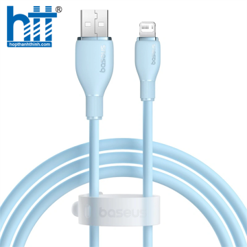 Cáp Sạc Nhanh Baseus Pudding Series Fast Charging Cable USB to iP 2.4A  BLUE 2M