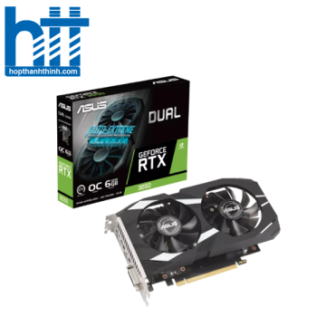 Card đồ họa Asus Dual GeForce RTX 3050 OC Edition 6GB (GDDR6/ 96 bit)