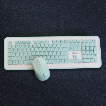 Bộ bàn phím chuột không dây Fuhlen MK880-Green