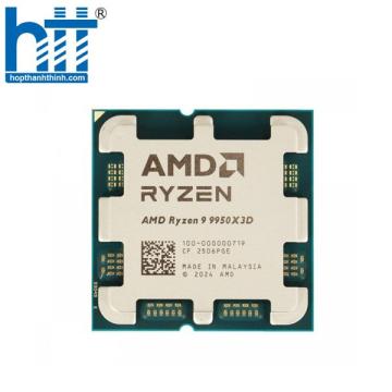 CPU AMD Ryzen 7 9850X3D TRAY CHÍNH HÃNG (Socket AM5/ Base 4.7 Ghz/ Turbo 5.6GHz/ 8 Cores/ 16 Threads/ Cache 96MB)