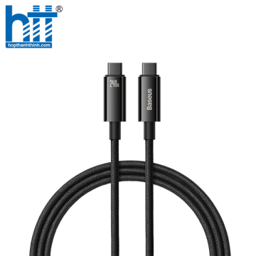 Cáp Sạc Nhanh Baseus Tungsten Gold Fast Charging Data Cable Type-C to Type-C 240W 2M