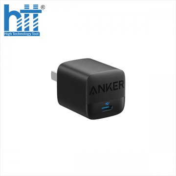 Củ sạc Anker 313 GaN II 1C 30W màu đen (black) B2B_A2639J11-1