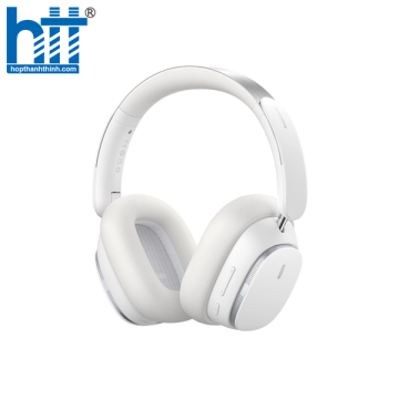 Tai Nghe Chụp Tai Chống Ồn Baseus Bowie H1 Pro Noise-Cancellation Wireless Headphones White