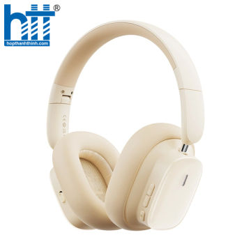 Tai Nghe Chụp Tai Chống Ồn Baseus Bowie H1i Noise-Cancellation Wireless Headphones White