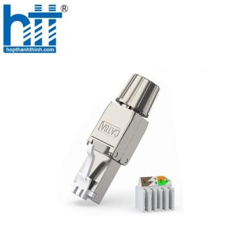 Hạt mạng CAT6A không dùng TOOL chuẩn công nghiệp, chống nhiễu Shielded, có chụp PICOLINK 