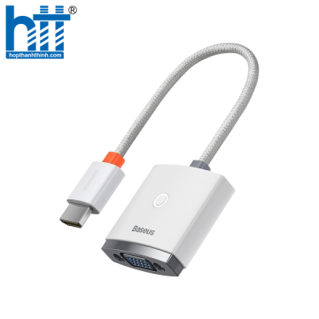 Hub Chuyển Đổi Kết Nối Baseus Lite Series Adapter HDMI to VGA White