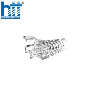 Đầu chụp Modular Plug Boot Color Cat6 Crystal Trong suốt 100c/túi