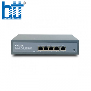 APTEK SG1041P - Switch 4 cổng PoE