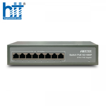 APTEK SG1080P - Switch 8 cổng PoE Gigabit không được quản lý