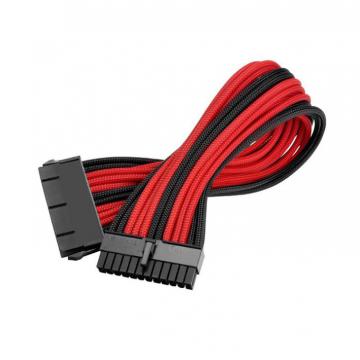 Bộ dây nối dài bọc lưới cao cấp Sleeve Cable - Pure Red