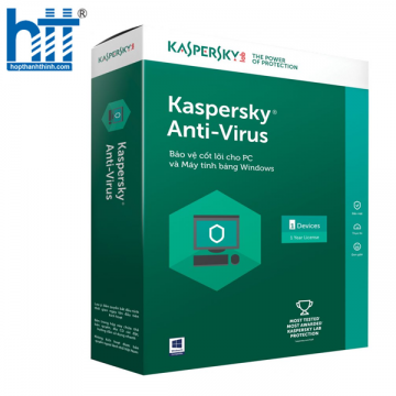 Phần mềm diệt Virus Kaspersky Antivirus 1 máy tính