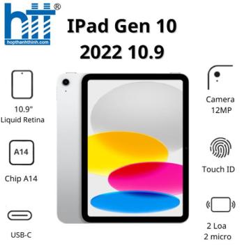 Máy tính bảng Apple IPad Gen 10 2022 10.9 Cellular MQ6J3ZA/A (64GB/ Silver)