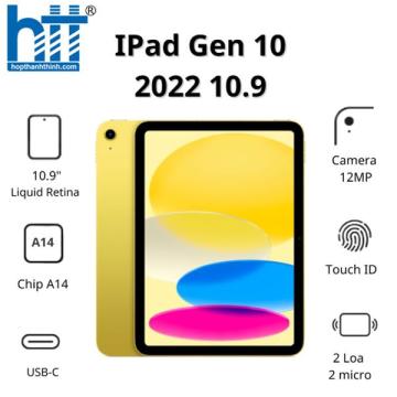 Máy tính bảng Apple IPad Gen 10 2022 10.9 Cellular MQ6L3ZA/A (64GB/ Yellow)