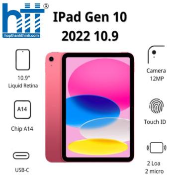 Máy tính bảng Apple IPad Gen 10 2022 10.9 Wifi MPQC3ZA/A (256GB/ Pink)