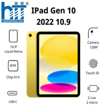 Máy tính bảng Apple IPad Gen 10 2022 10.9 Cellular MQ6V3ZA/A (256GB/ Yellow)