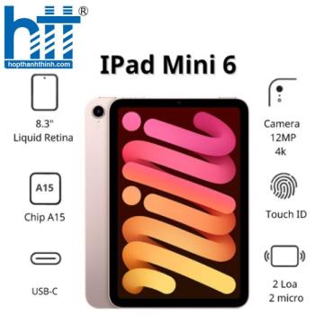 Máy tính bảng Apple IPad mini 6 Wifi (64Gb/ Pink/ MLWL3ZA/A)