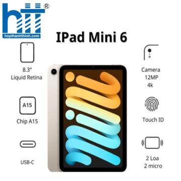Máy tính bảng Apple IPad mini 6 Wifi (64Gb/ Starlight/ MK7P3ZA/A)