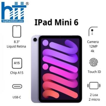 Máy tính bảng Apple IPad mini 6 Cellular (64Gb/ Purple/ MK8E3ZA/A)